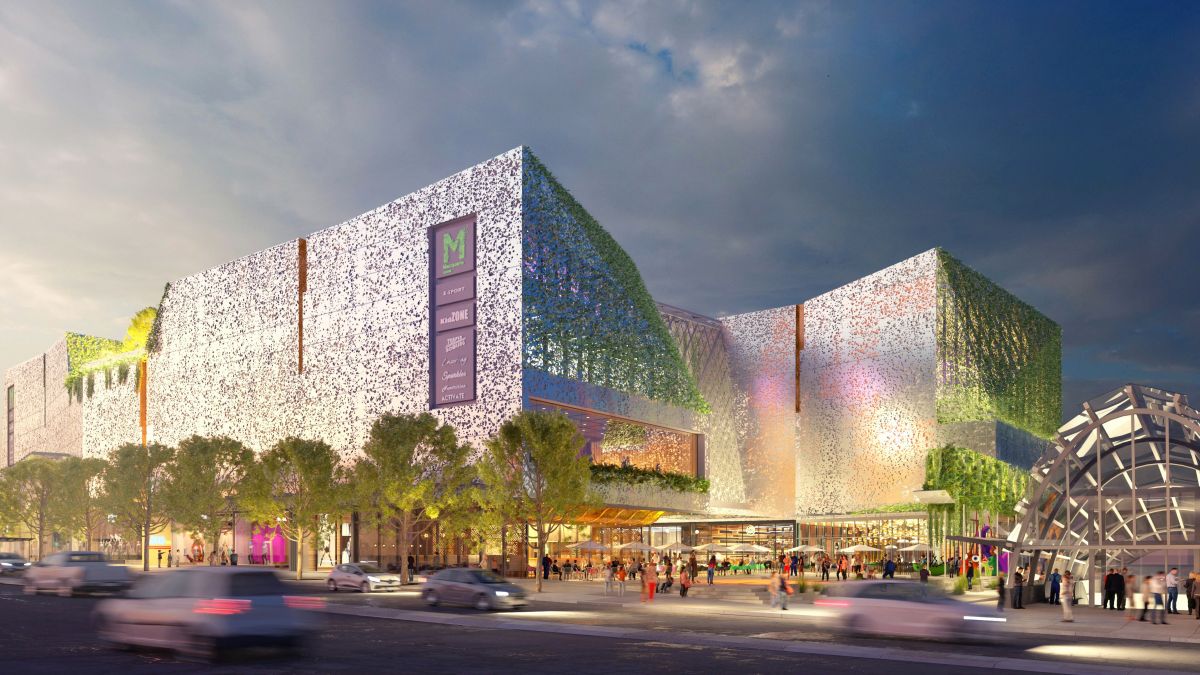 AMP Capital wants to add more than 21,000 sqm to the existing Macquarie Centre. Image: NH Architecture and Hames Sharley