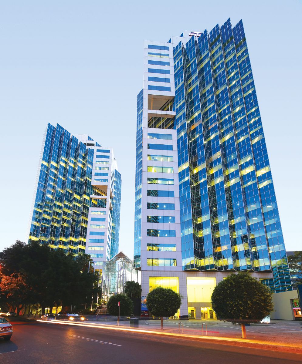 The twin skyscrapers are highly recognisable buildings in the Chatswood CBD. Photo: Knight Frank