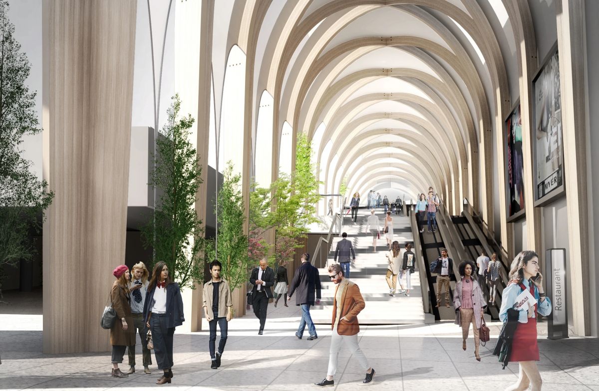 Chadstone wants to integrate its retail complex with the hotel and commercial tower through The Link. Image: Vicinity