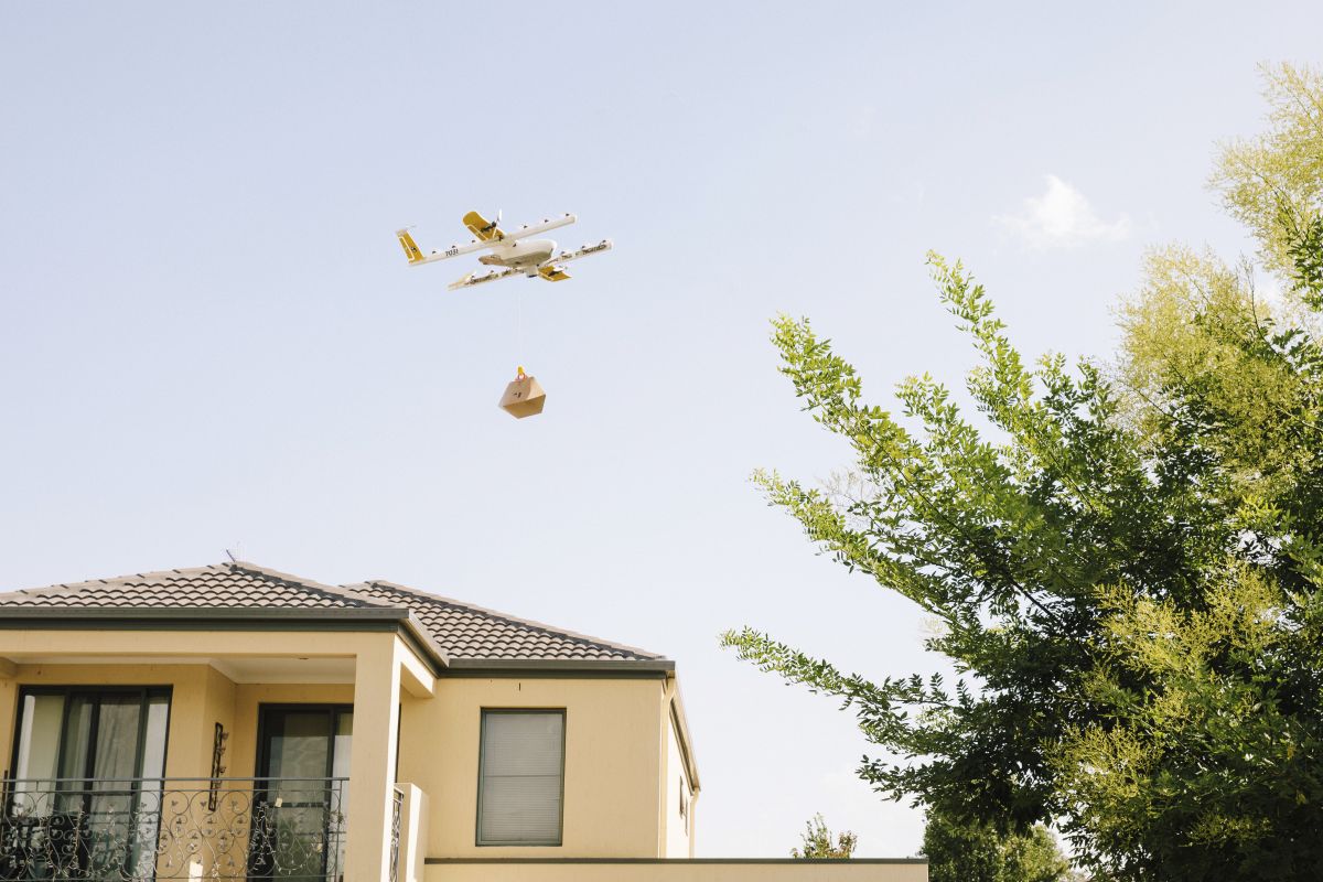 Google Wing drone.