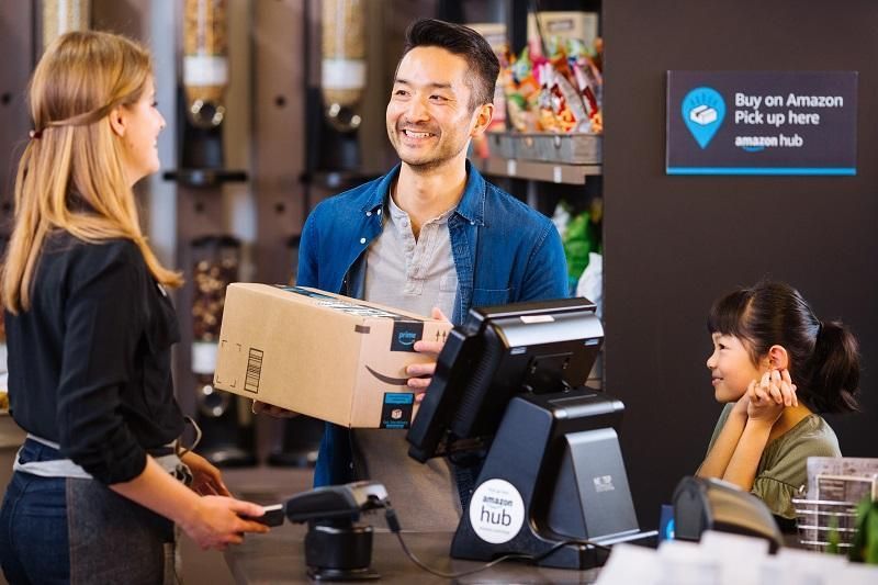 When the parcel arrives, customers will receive an email notification with a unique barcode and six-digit code that they will use to retrieve their parcel either at the Lockers or Counters. (Image: Amazon)