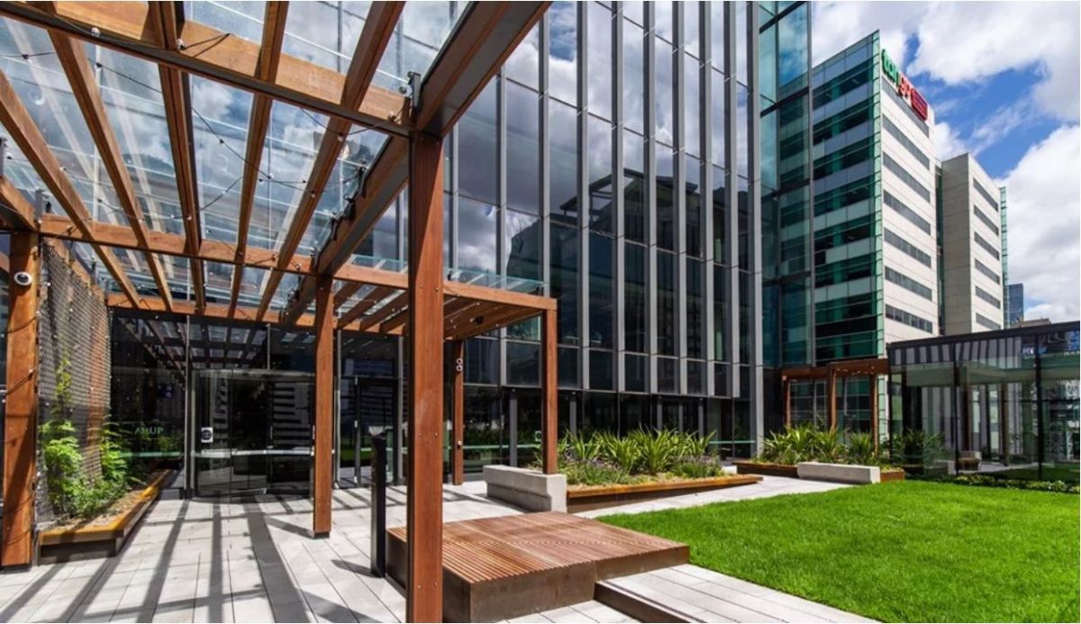 The Sky Park forms the entrance to Arup’s Melbourne workplace.